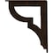 Ekena Millwork Bradford Wrought Iron Bracket, (Single center brace), Antiqued Bronze 1 1/2"W x 10"D x 12"H BKTM01X10X12SBRABZ - alternate 3